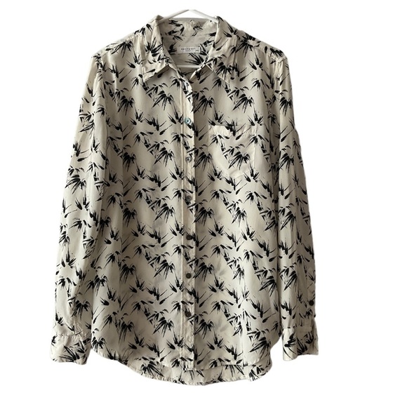 Equipment Femme Buttoned Down Silk Top Medium - Picture 1 of 13